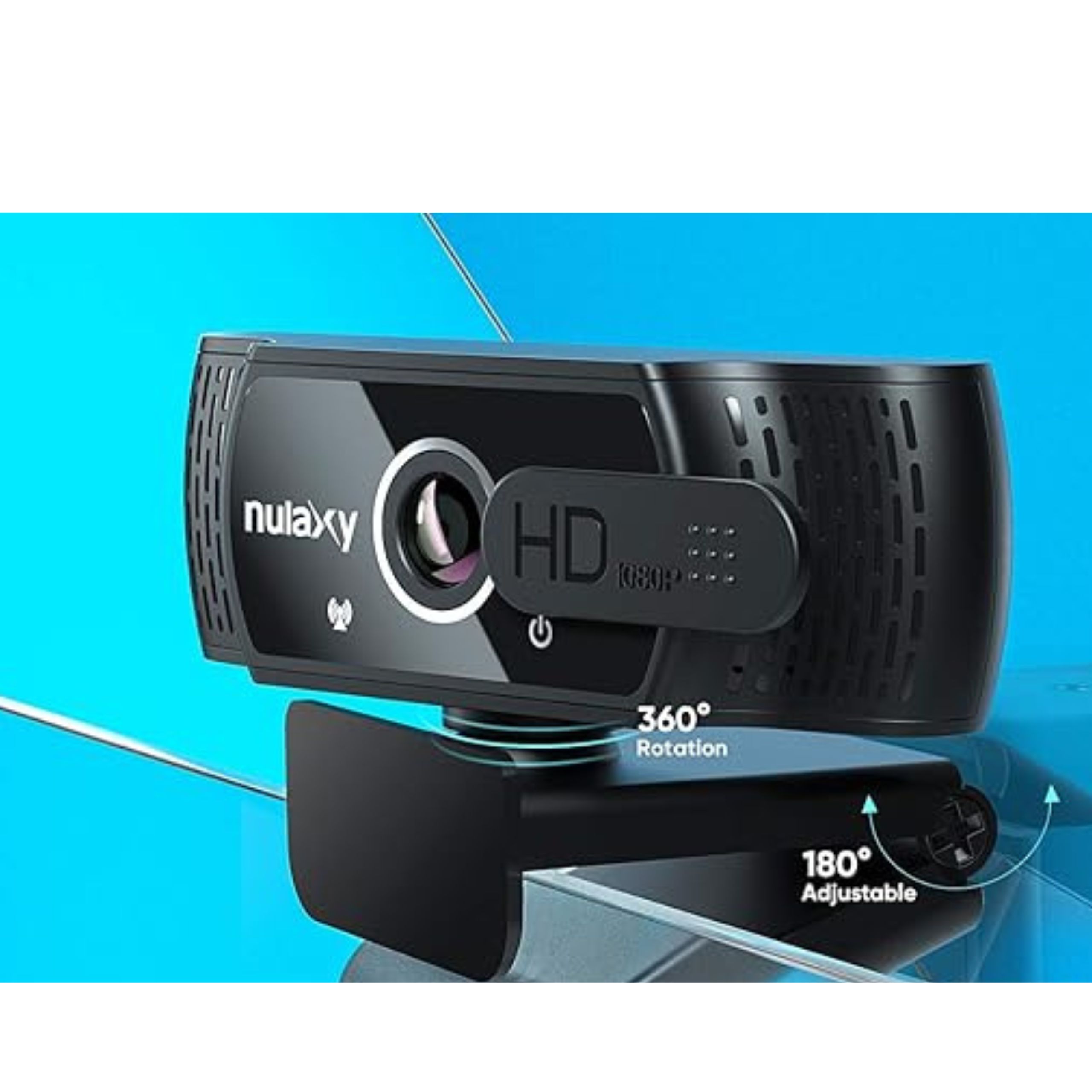 Kamera internetowa 1080P z mikrofonem z osłoną obiektywu Nulaxy C900 H