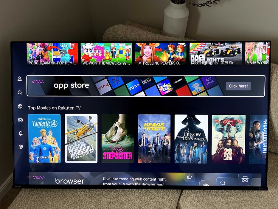 Telewizor Hisense 55A6N 55 cali 4K, stan jak nowy