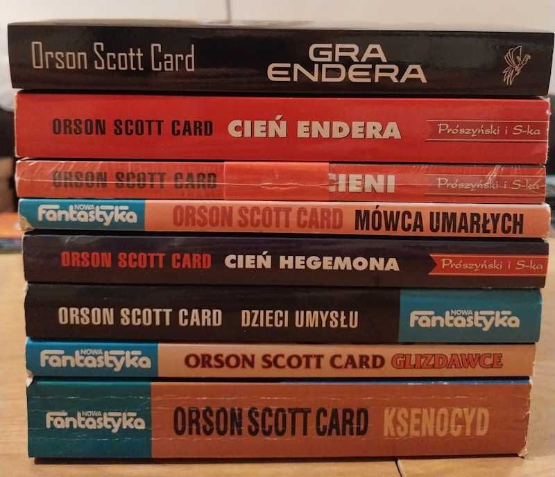 Saga Endera tomy 1 - 4 + Saga Cienia tomy 1 - 3 + gratis - Scott Card