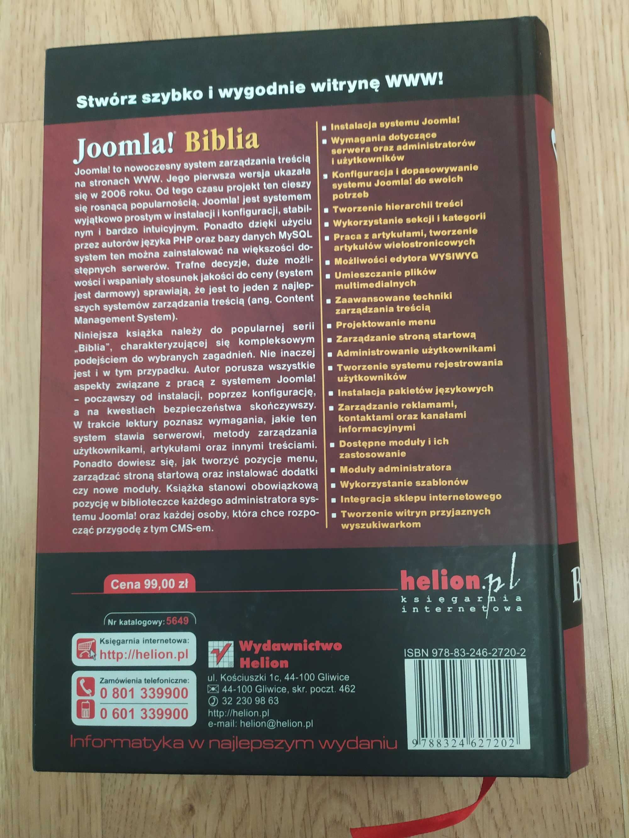 Joomla! Biblia programowanie HELION