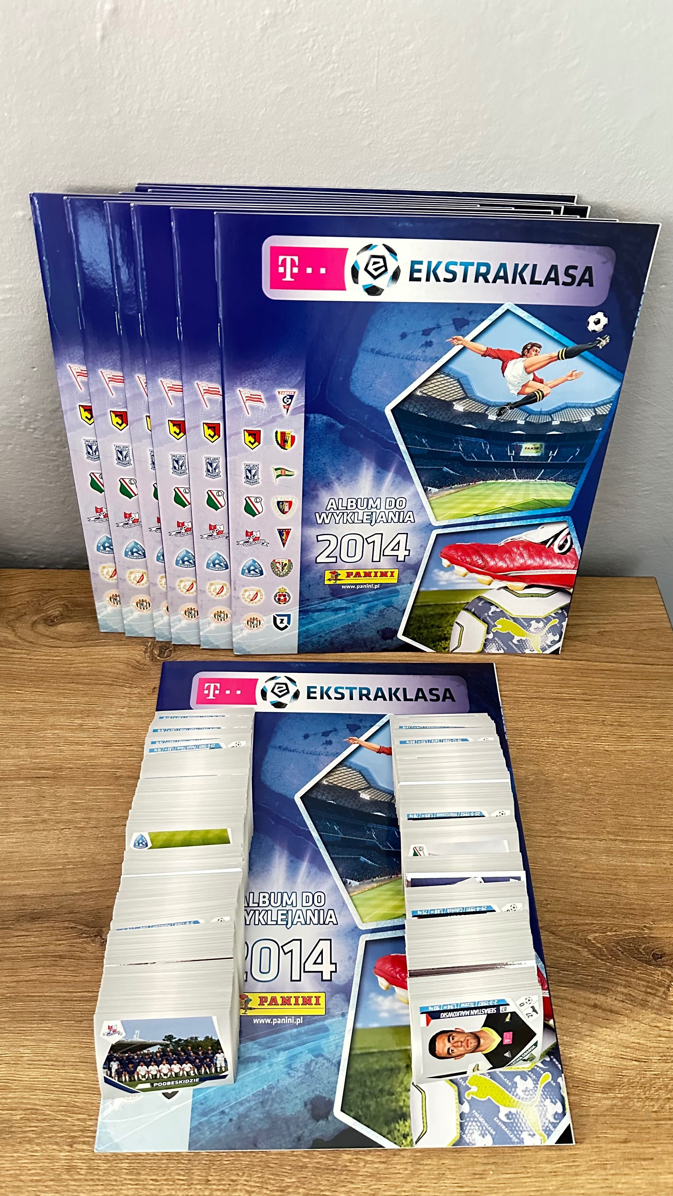 Ekstraklasa 2014 naklejki do wyklejania powtórki PANINI