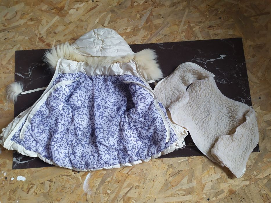 Зимова зимняя куртка курточка для дівчинки