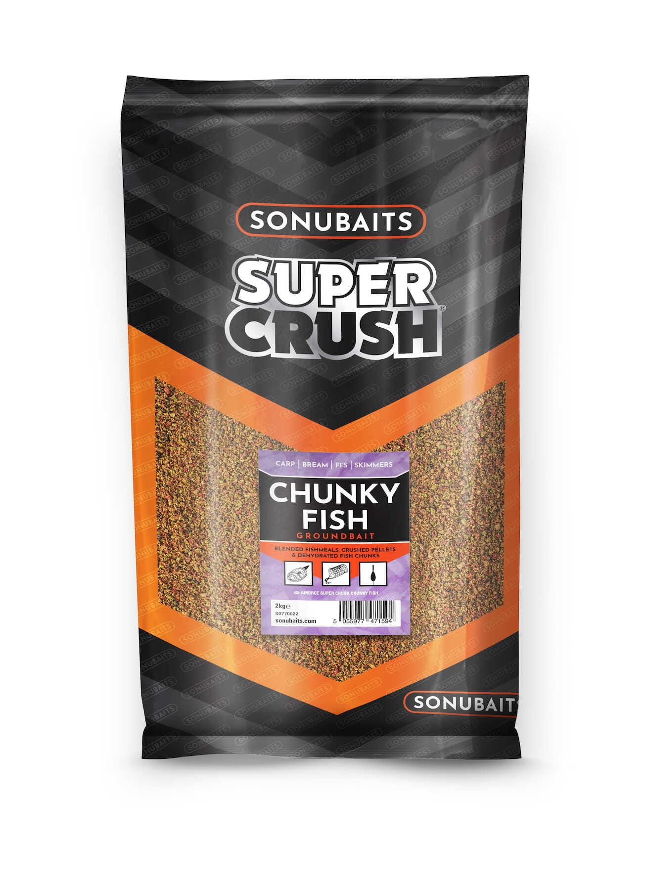 Sonubaits Zanęta SuperCrush 2kg Chunky Fish