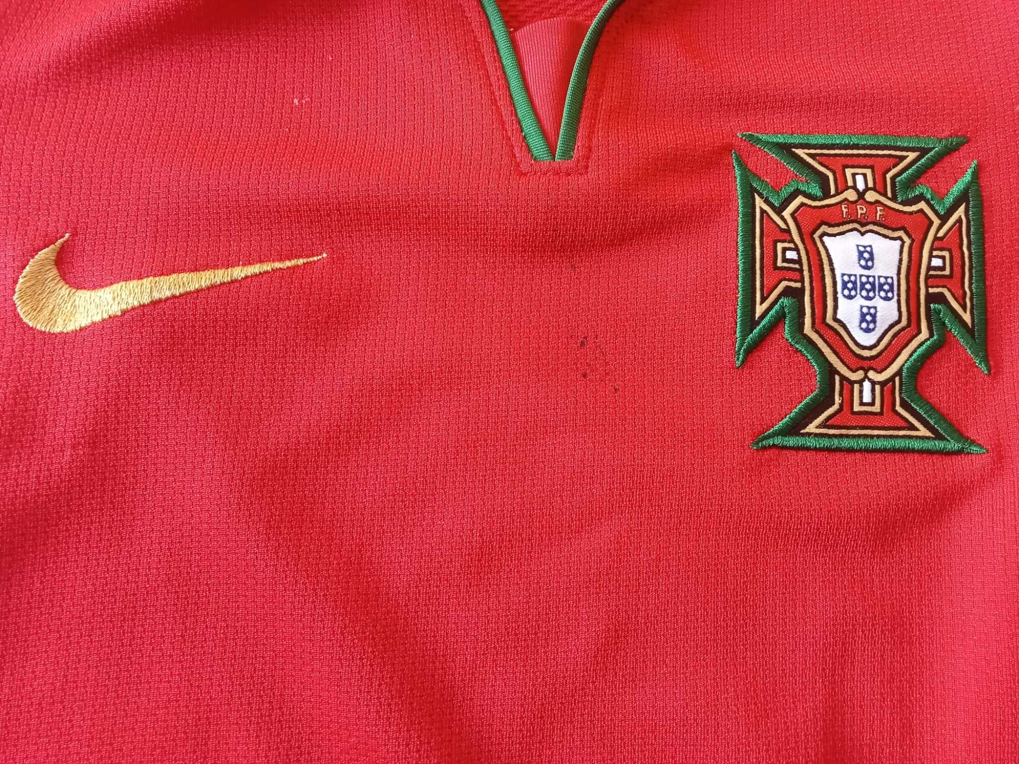 Camisola Futebol Oficial Portugal - Criança 6, 7, 8, 9 anos