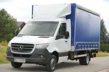 Mercedes-Benz SPRINTER=516=FIRANKA+WINDA=4.35M=8EP  oRyGiNaŁ / AUTOMAT / 7G TRONIC / 156.000 KM / Winda 1000 KG / Salon PL