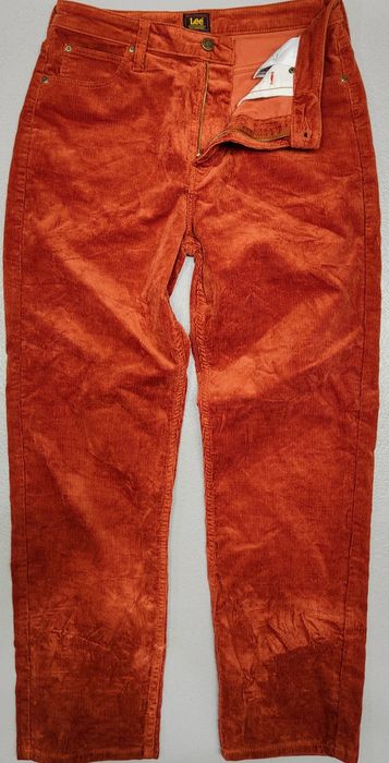Wr) Lee Carol Oryginalne spodnie sztruksowe Roz.31/31