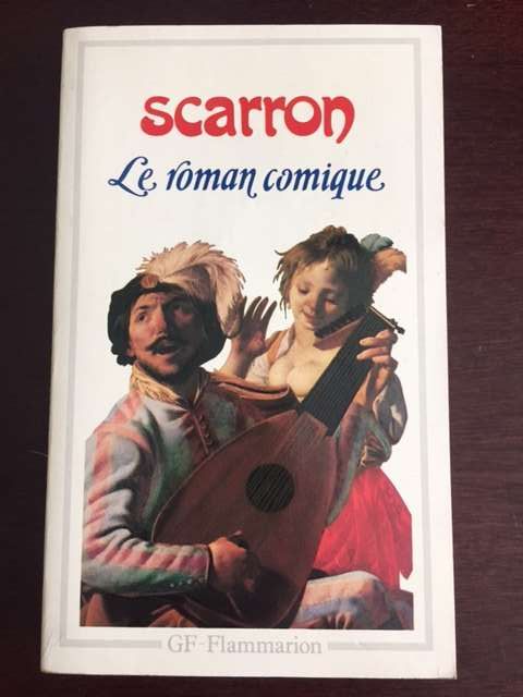 Livro "Le roman comique" de Scarron (em francês)