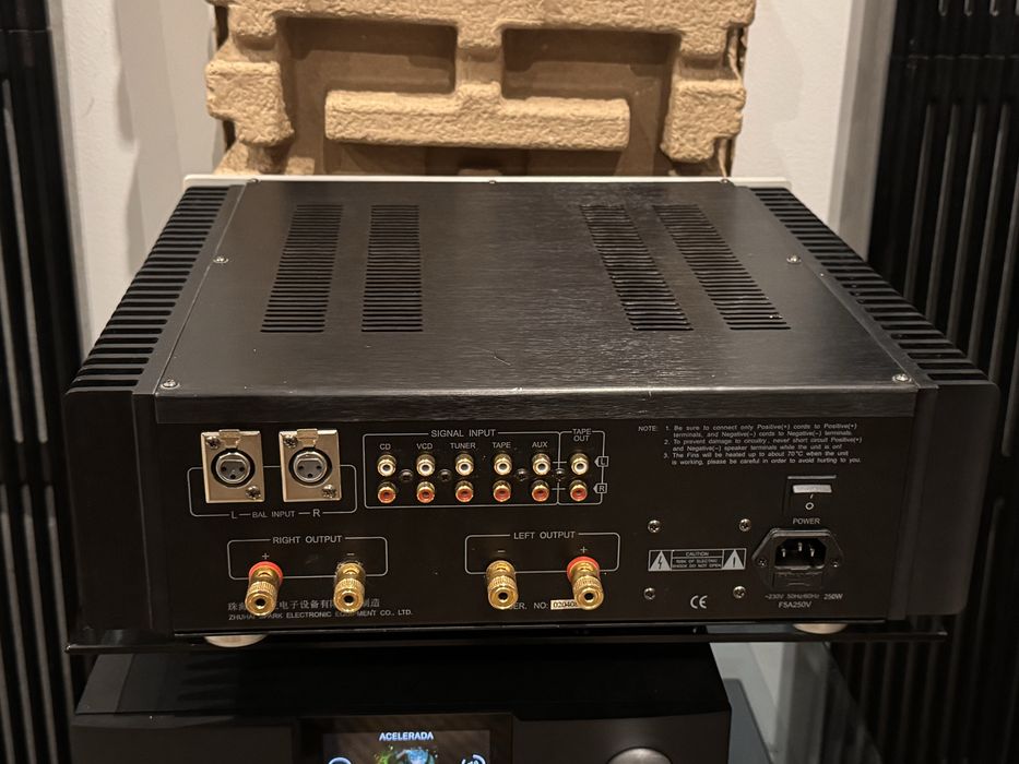 Cayin 265ai klasa A dual mono wzmacniacz stwrwo XLR pilot