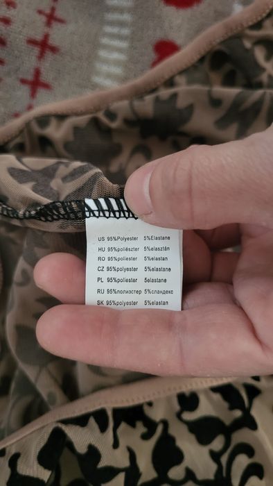 Body czarno-beżowy uniwersalna od S do L