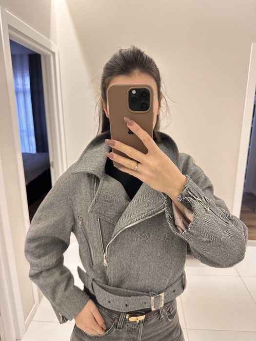 Бобмбео укорочене пальто розмір S