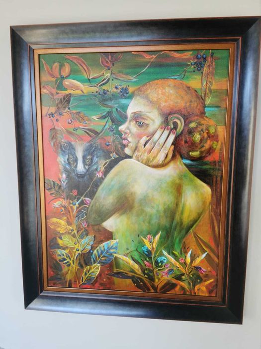 Obraz olejny "Wilcza Jagoda" Sylwia Gondeck 2017