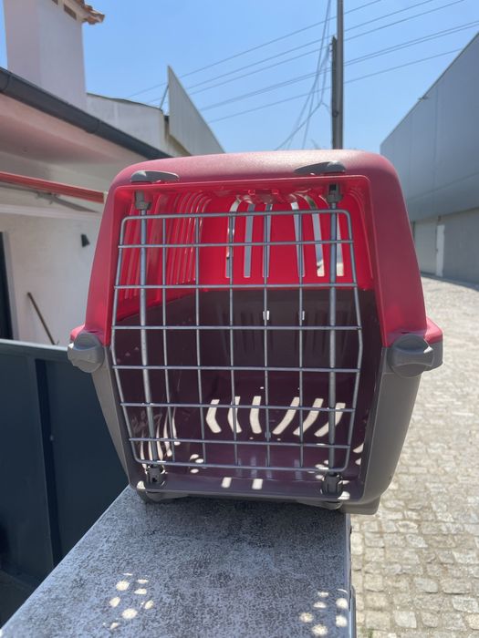 Caixa de viagem/ mala de transporte cão porte/raça pequena