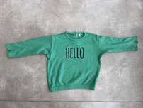 Organic zoo bluza cienka hello 12 miesięcy 80  niemowlak wiosna lato