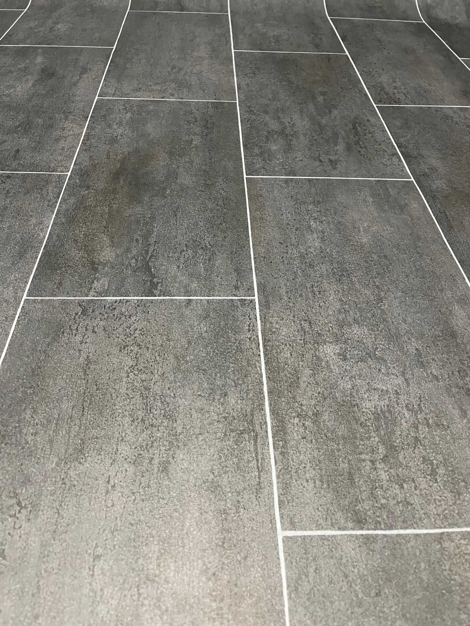 Wykładzina PCV Gumolit Kafla Ciemna Szara Gruba 2,6 mm szerokość 3m !