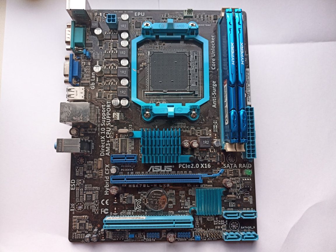 продаю комплект для пк fx8120  ASUS M5A78L-M LX3