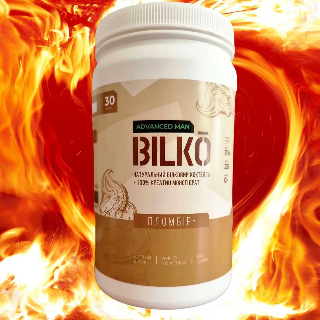 Протеин для МассНабора Advanced Man Bilko 0,9 кг 87% белка с креатином