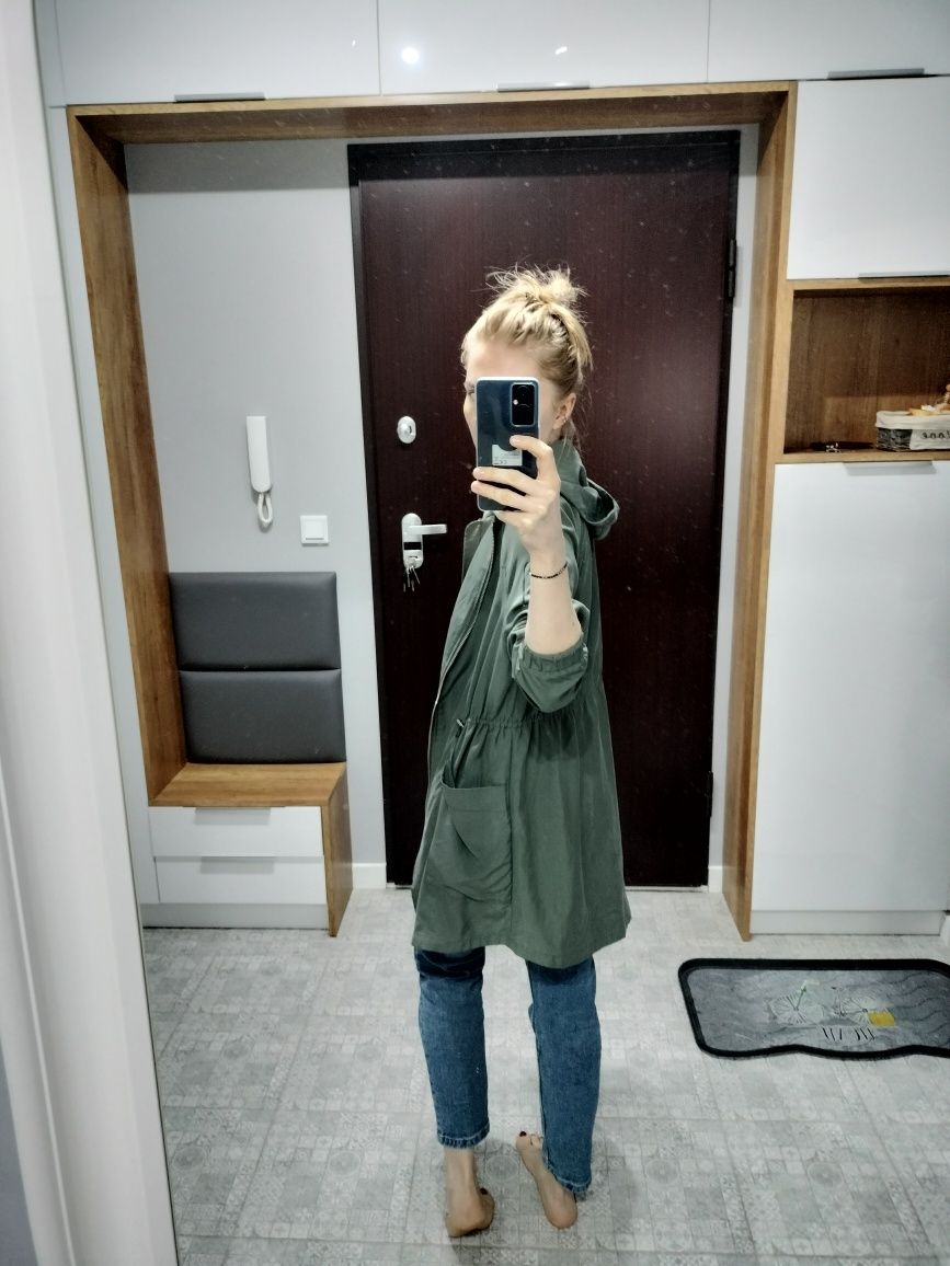 Parka khaki Diveded by H&M r. 36