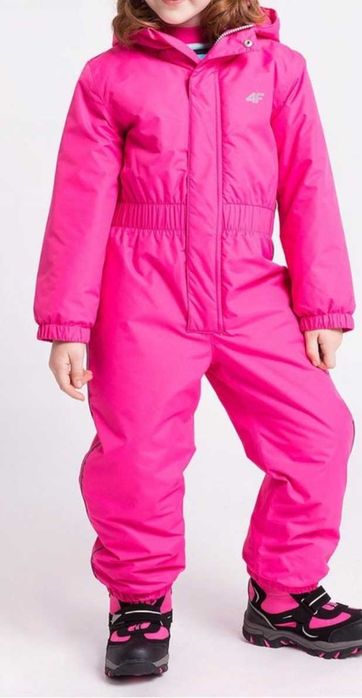 Kombinezon zimowy narciarski 4f dziewczynka 104 jak 110 j.nowy neodry