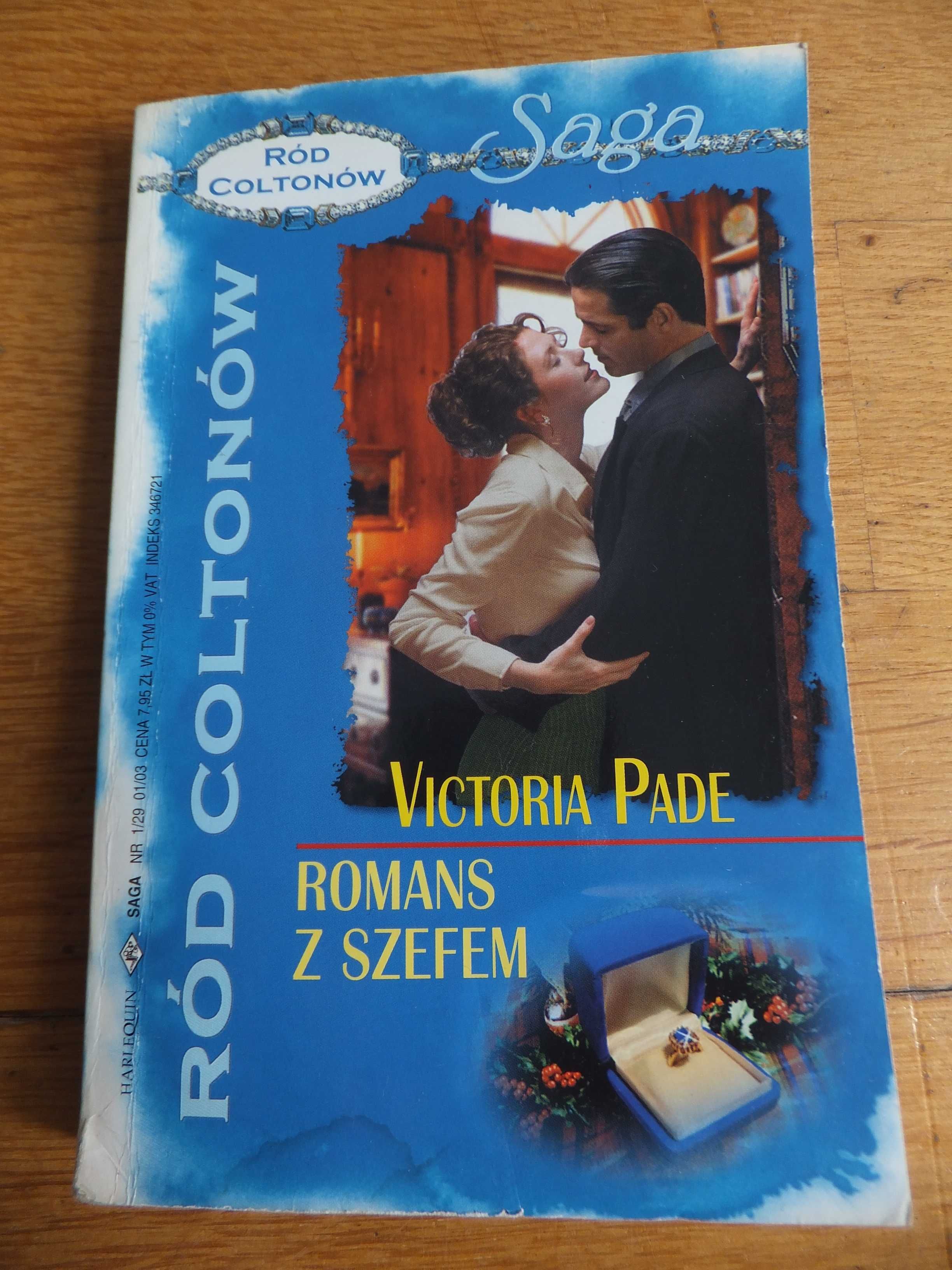 Książka Romans z szefem Victoria Pade saga Ród Coltonów