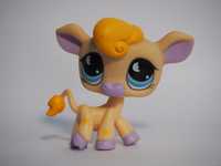 Figurka Littlest Pet Shop LPS #927 krówka krowa żółta stan bdb
