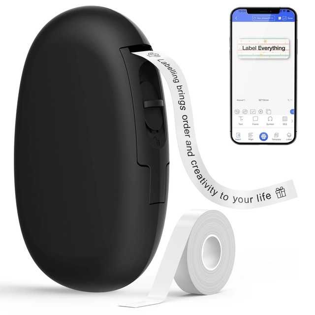 SUPVAN Mini drukarka etykiet, Bluetooth E10,