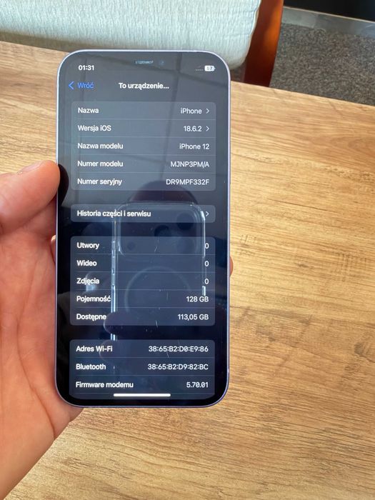 iPhine 12 fioletowy 128gb