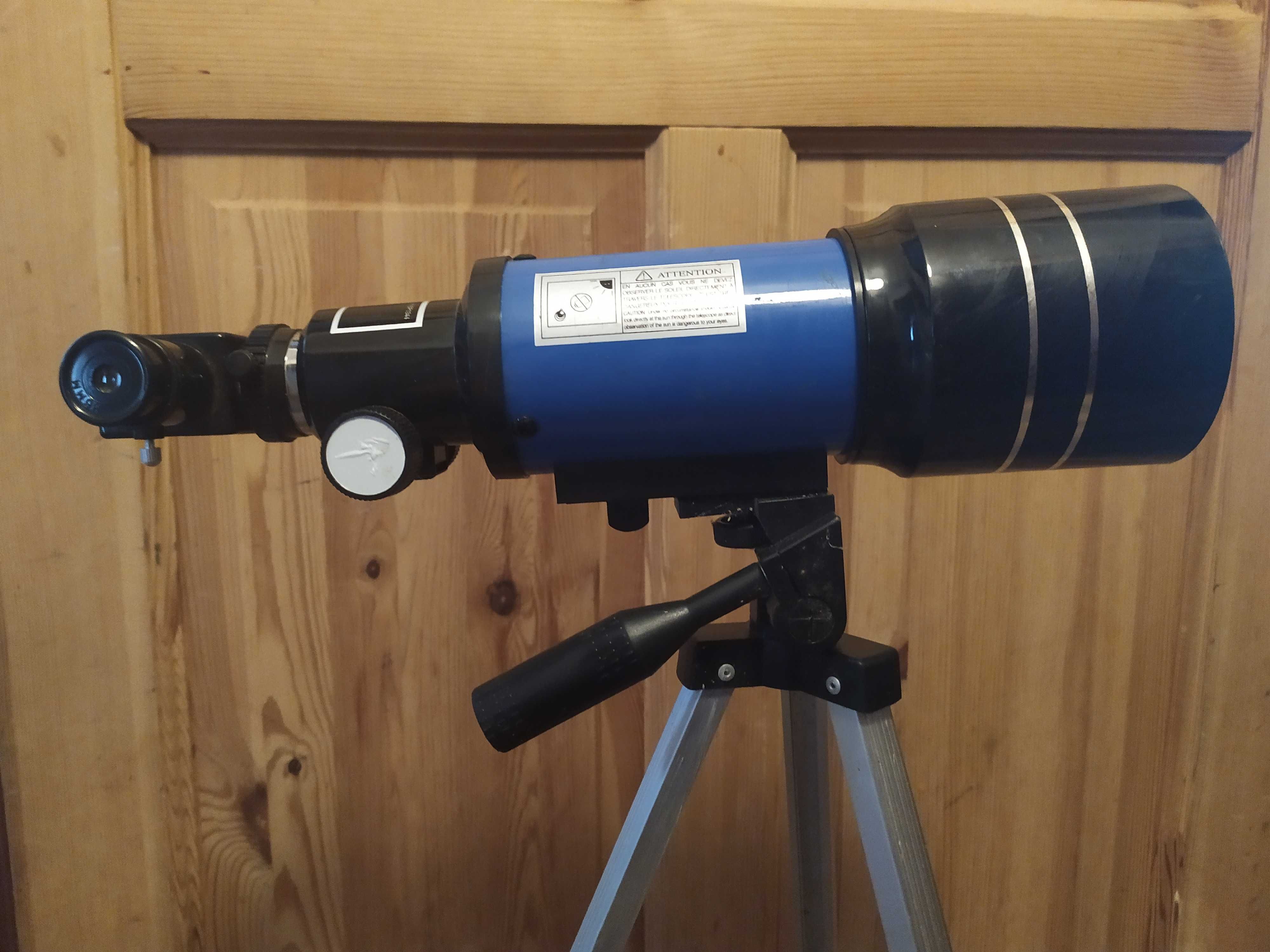Teleskop astronomiczny - Luneta VUPoINT + akcesoria + statyw + torba