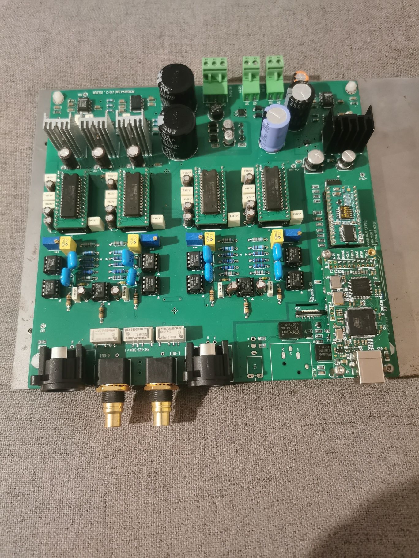 dac 4x pcm1701p filtr DF1704 usb