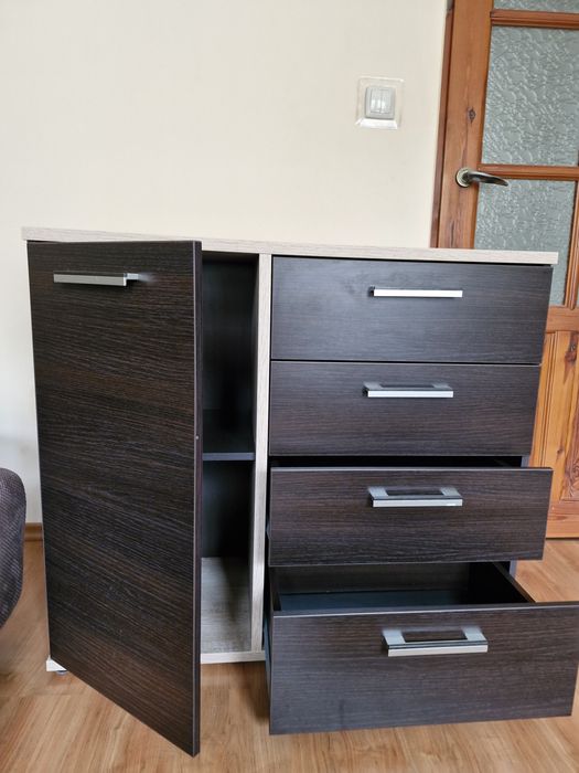 Witryna, komoda ,szafka RTV, stolik kawowy półka +zbiurko