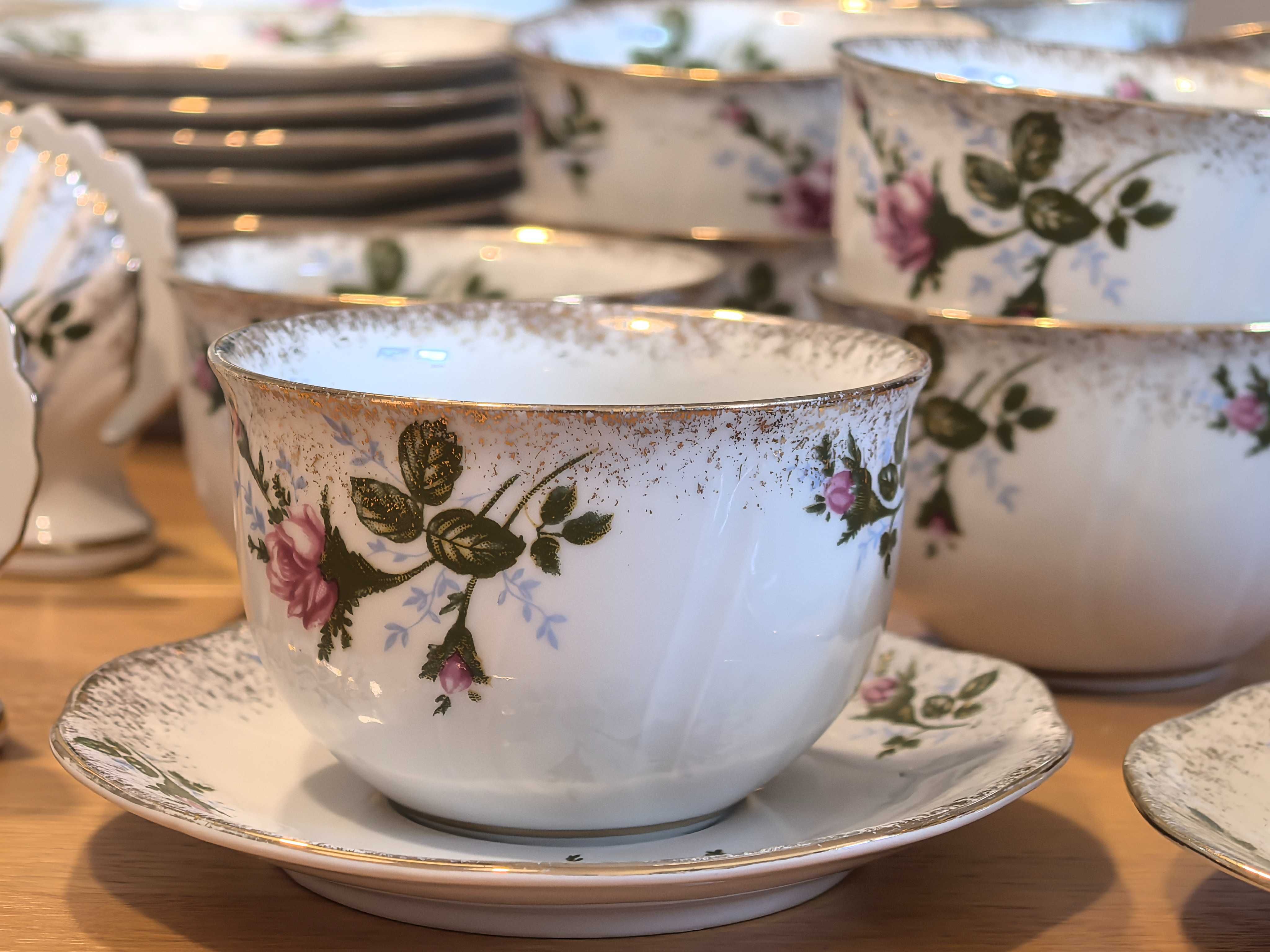 Serwis obiadowy chodzież porcelana iwona