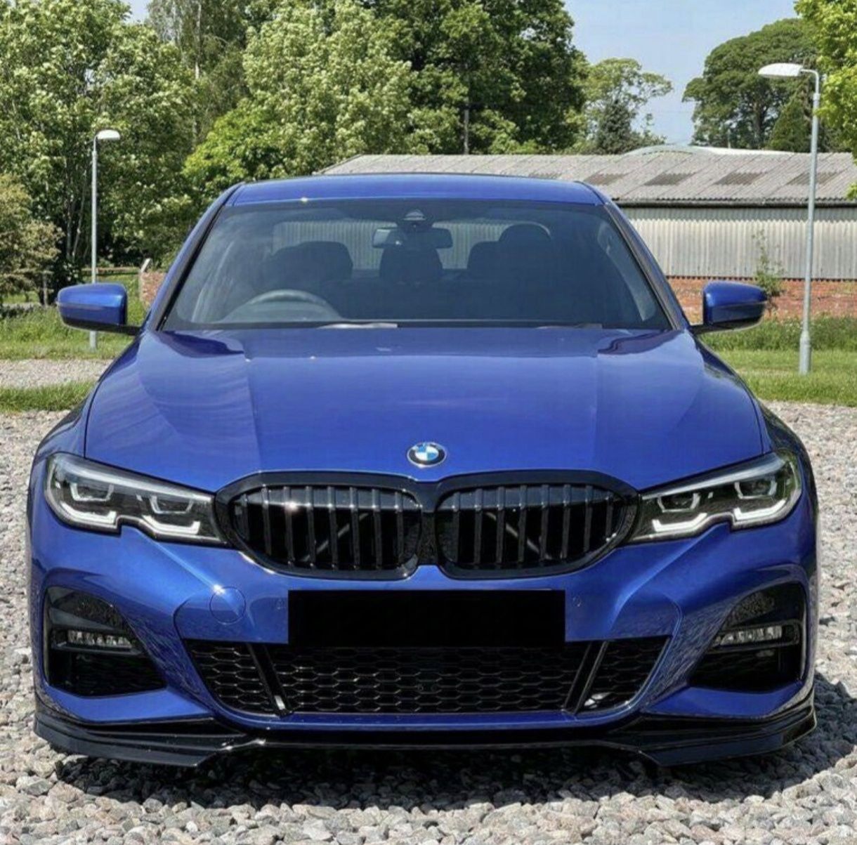 BMW G20 G21 Przedni Splitter Dokładka Zderzaka MP Przedlfit Czarny