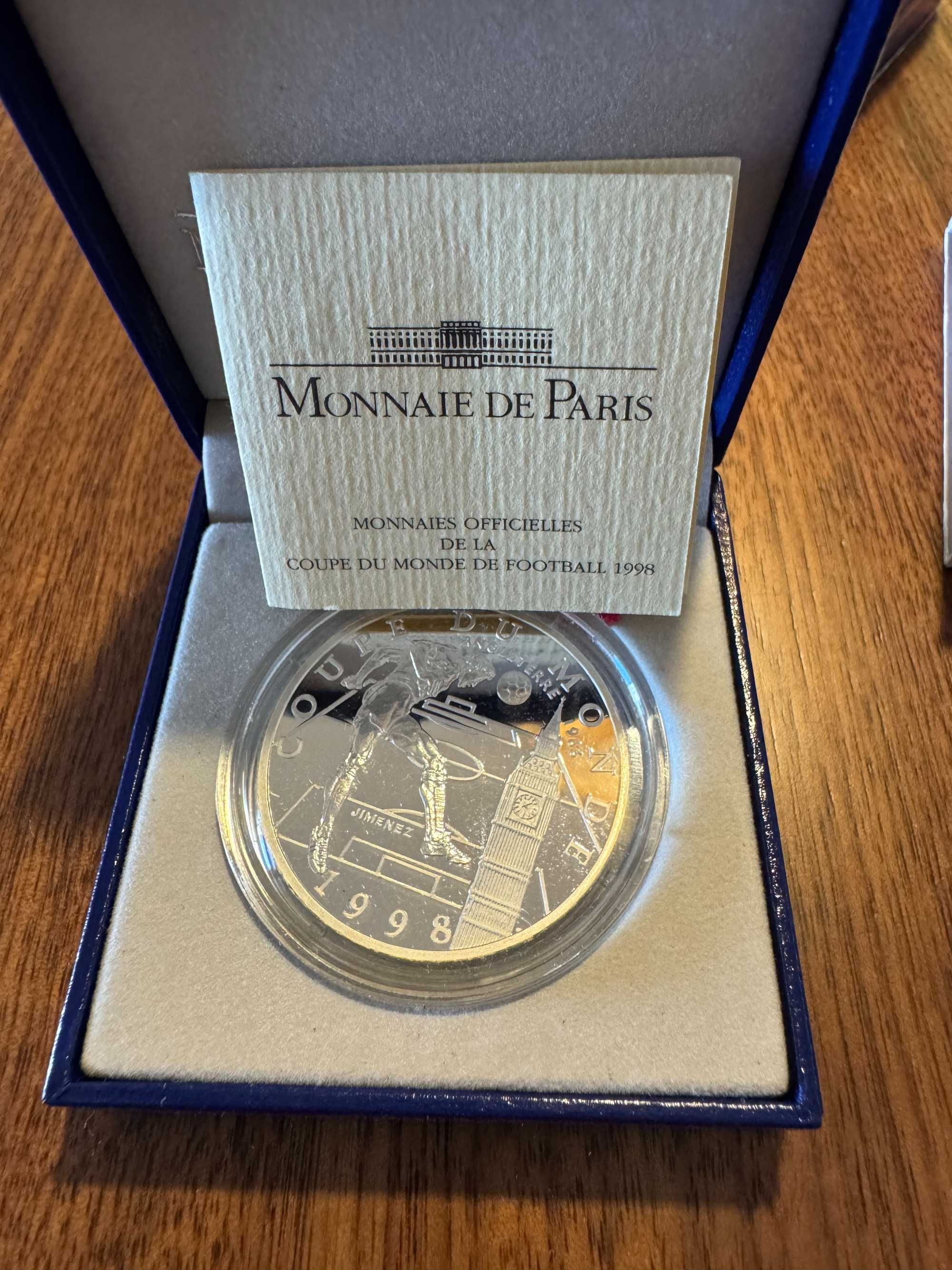 Moedas 10 Francs Mundial 1998