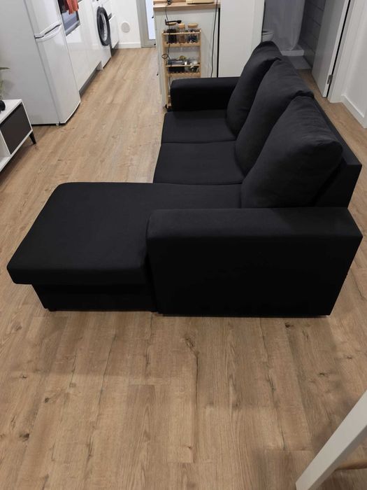 Sofá com Chaise Loungue Reversível