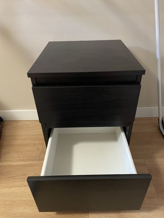 Komoda Malm ikea szafka nocna 2 szuflady