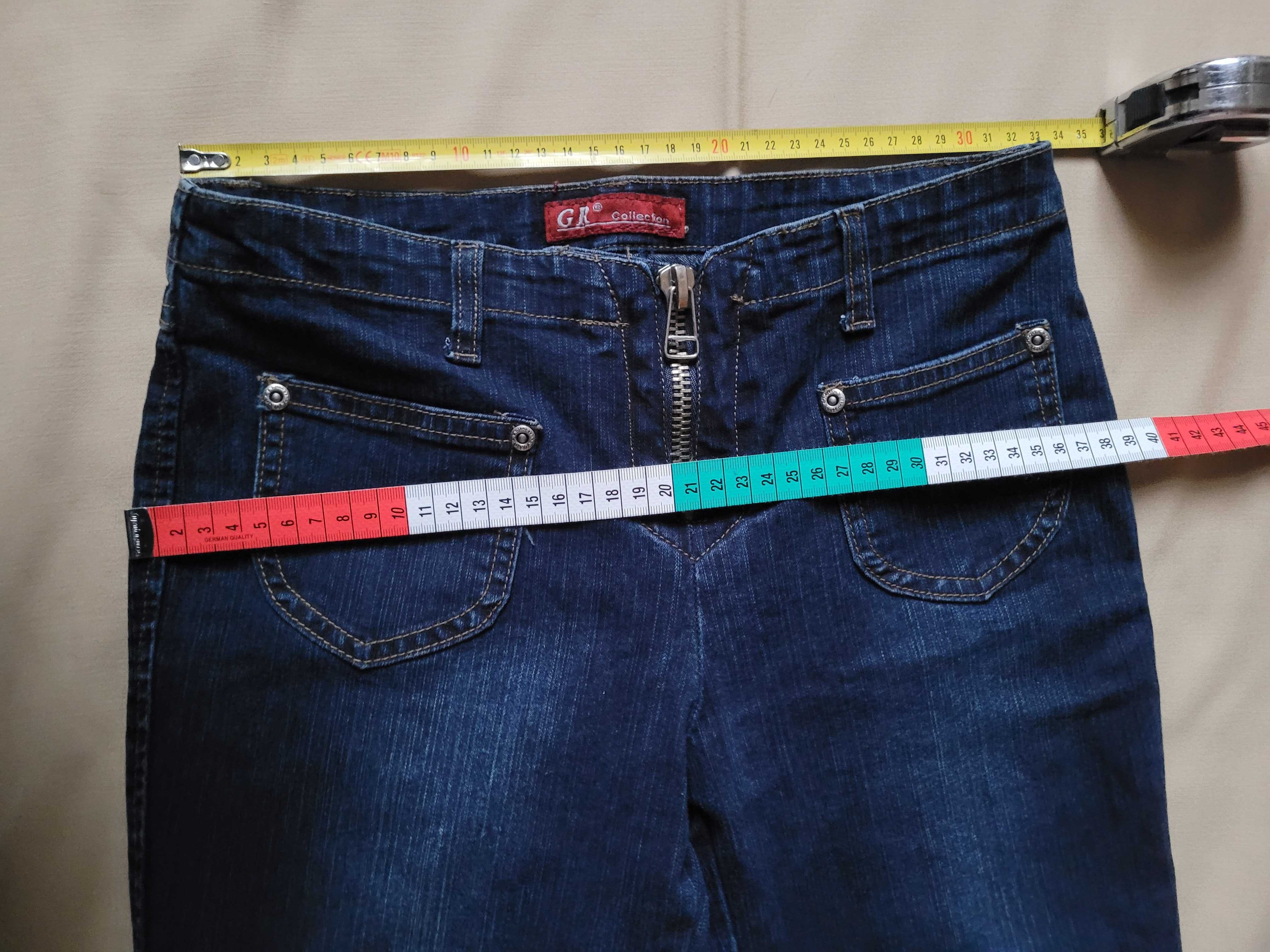 Jeansy damskie, elastyczne, rozmiar 34, rozszerzane