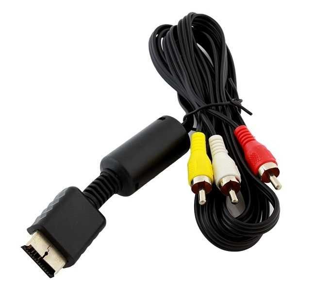 Kabel AV 3x chinch do konsoli PS3 PS2 PSX ** Video-Play Wejherowo