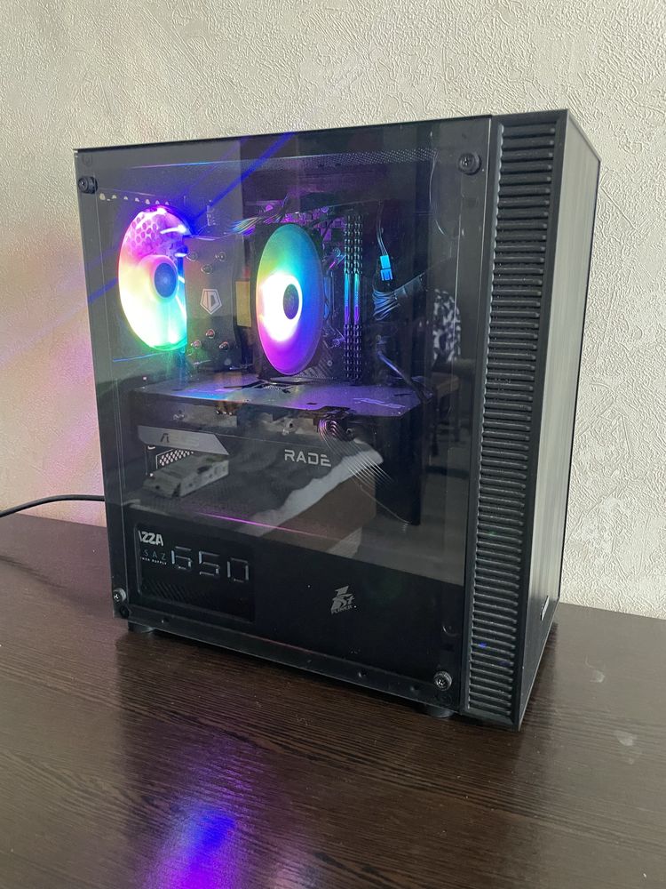 Пк i3 12100f rx6600tx монітор,клавіатура,мишка