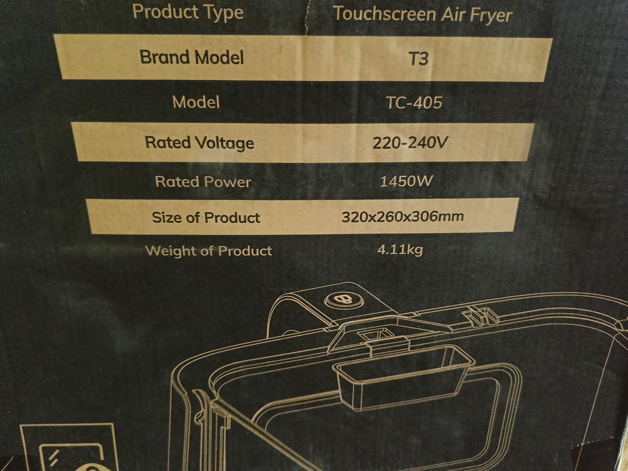 Мультипіч аерогриль Xiaomi MIUI Air Fryer  T3