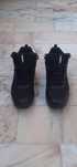 Botas impermeáveis usadas