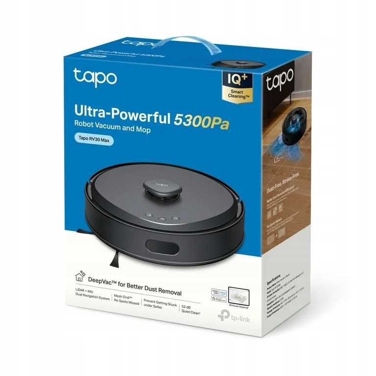 TP-Link Tapo RV30 Max Plus robot odkurzający