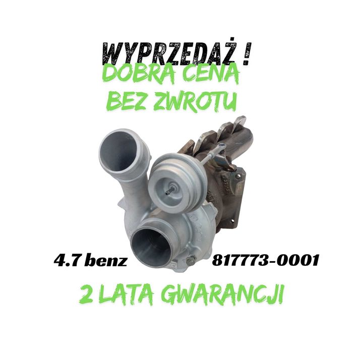 Regenerowana turbosprężarka Mercedes Benz bez kaucji. 2 lata gwarancji