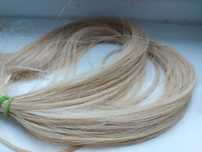 Włosy ringi nanoringi słomkowy blond słowiańskie naturalne 50cm 28gr