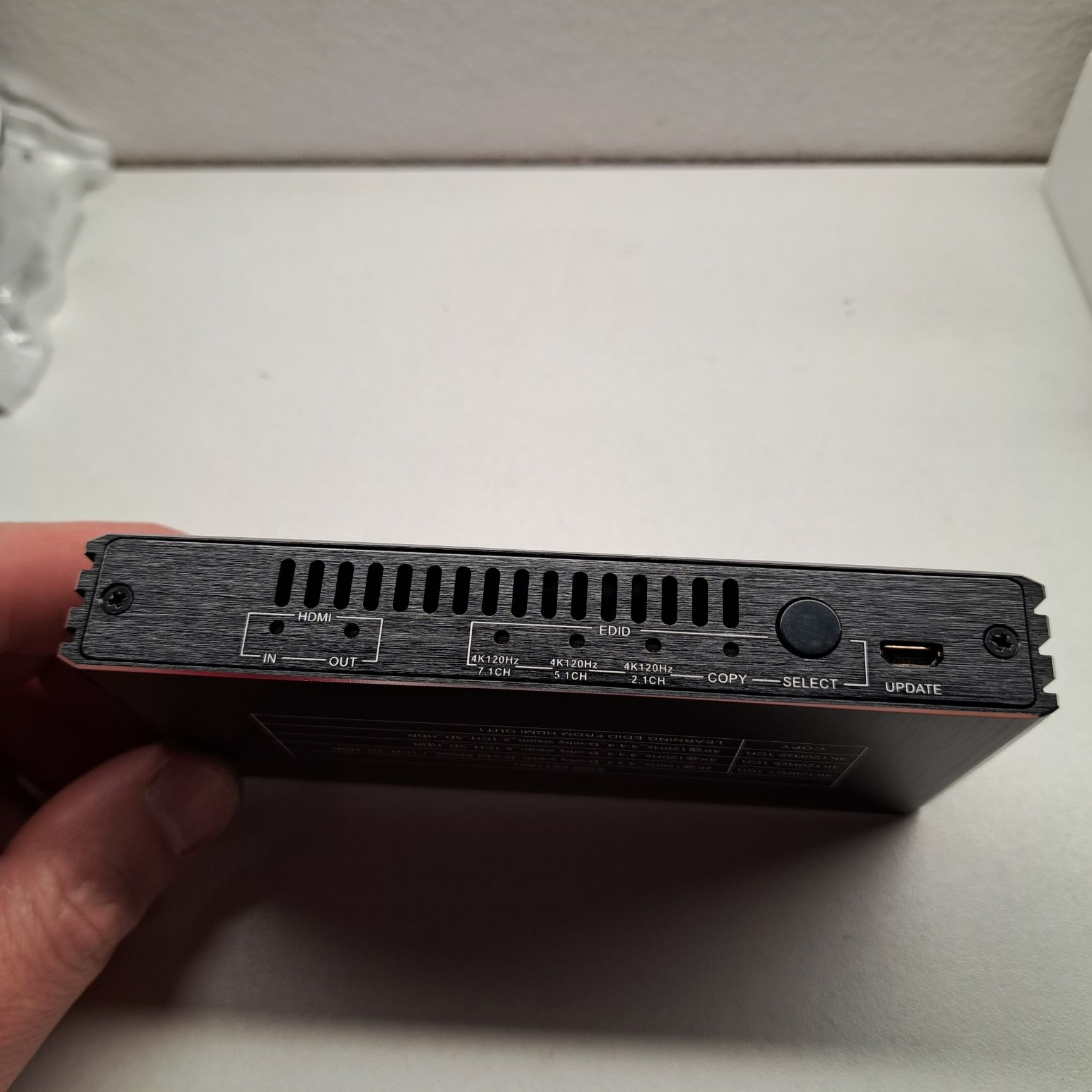 EZCOO Ekstraktor audio HDMI 4K 120Hz 8K 7.1/5.1/2.1ch EDID Switch Atmo