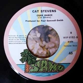 Cat Stevens – Can't Keep It In / Crab Dance - 1973