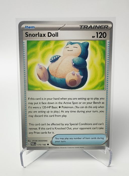 Snorlax Doll 175/182 karta pokemon Paradox Rift
