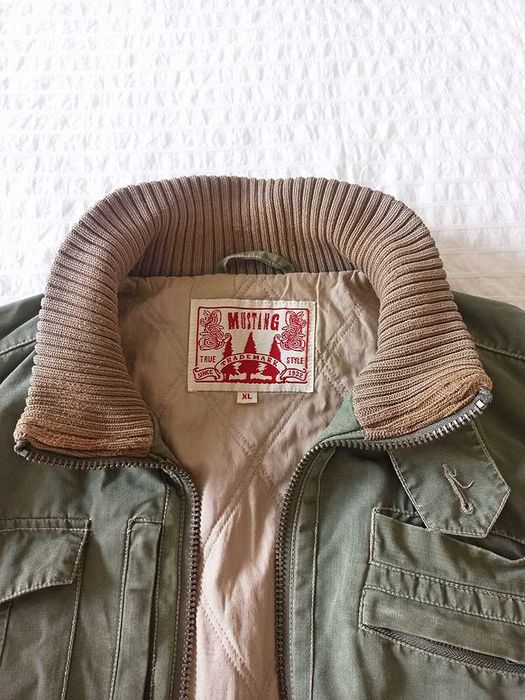 Casaco Blusão Militar Verde Caqui XL Mustang