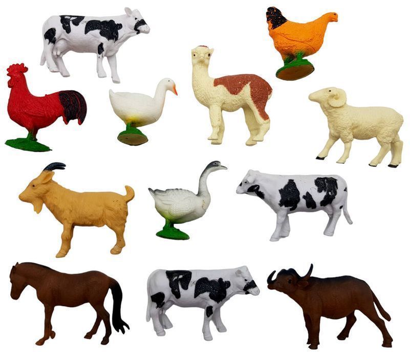Zwierzęta Domowe Duży Zestaw Farma Figurki Pudełko