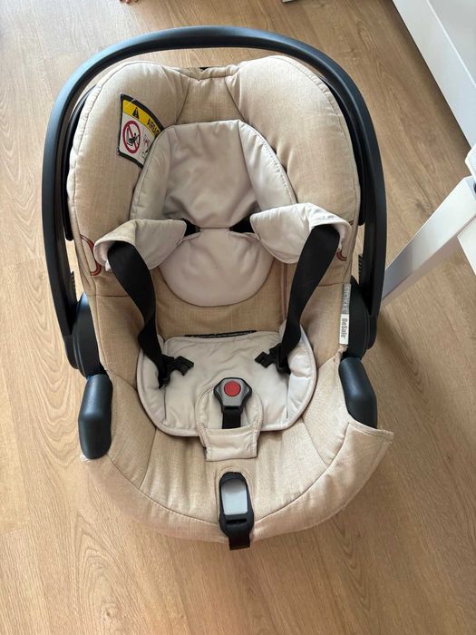 Carrinho Stokke trio + malas + proteção chuva e isofix