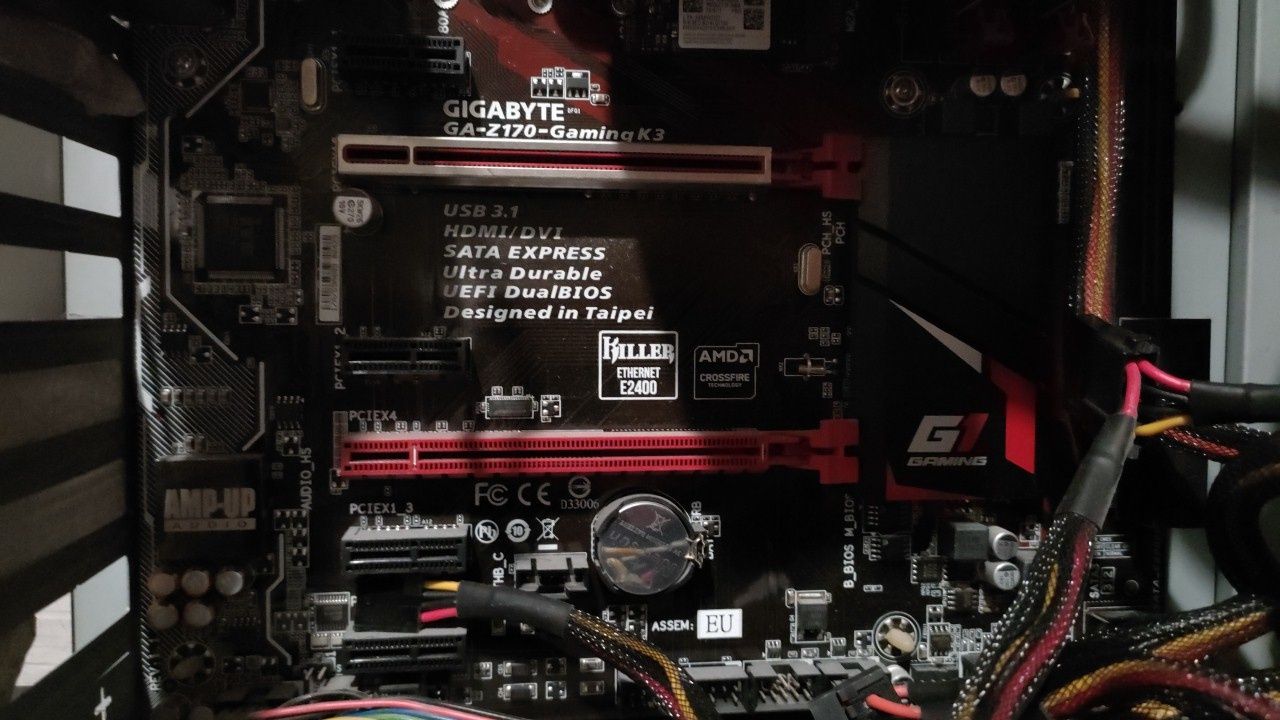 Komputer stacjonarny,MOBO GA-Z170, i5 6600k, zasilacz 550W, DDR4 2x8GB