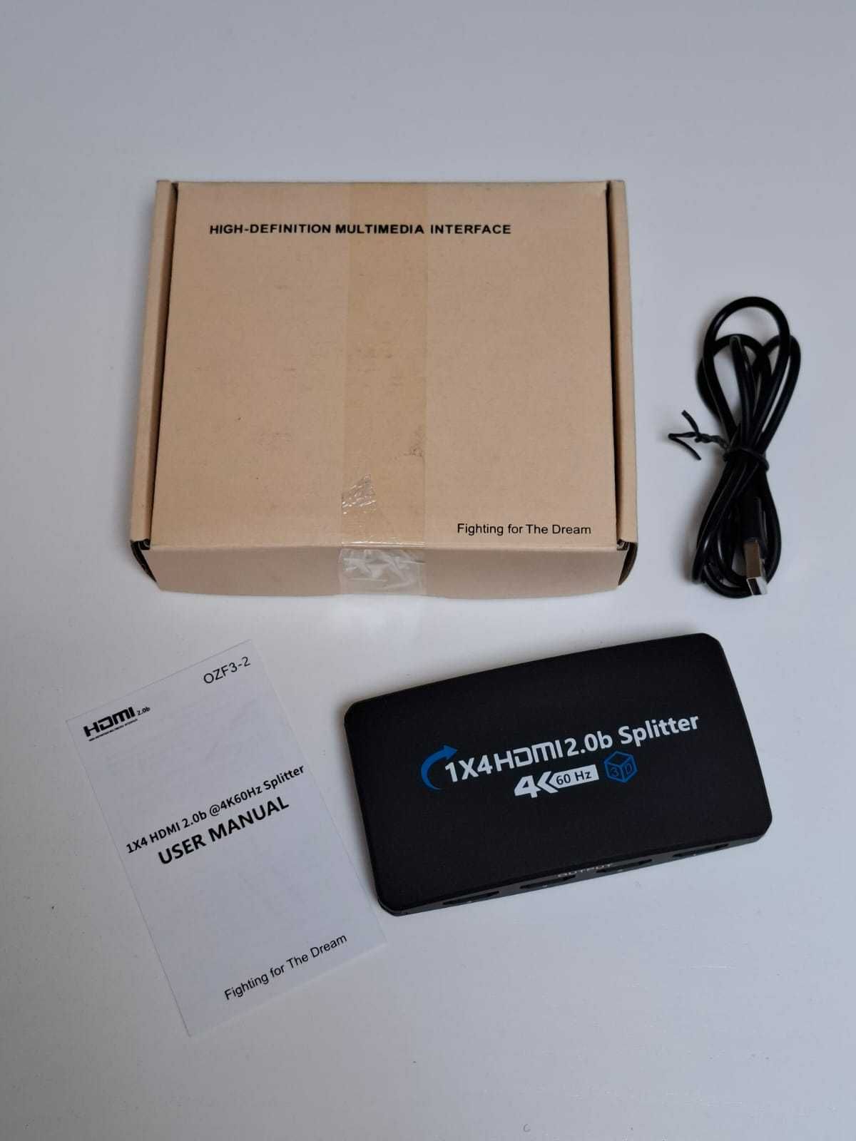 Rozdzielacz Splitter HDMI 1x4